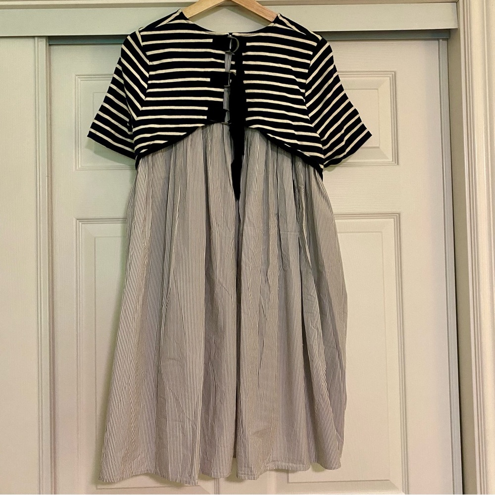 Sea New York Navy & White Striped Dress
